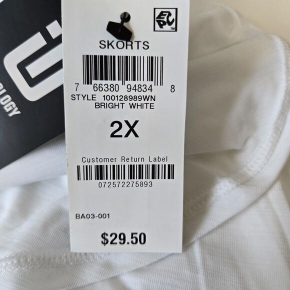 New Ideology Flounce Skort Size 2X - Picture 9 of 11